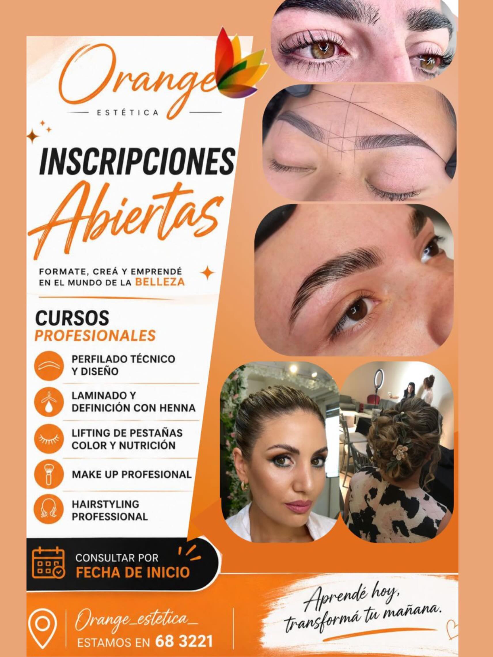 Inscripciones abiertas a cursos profesionales de Orange Estética